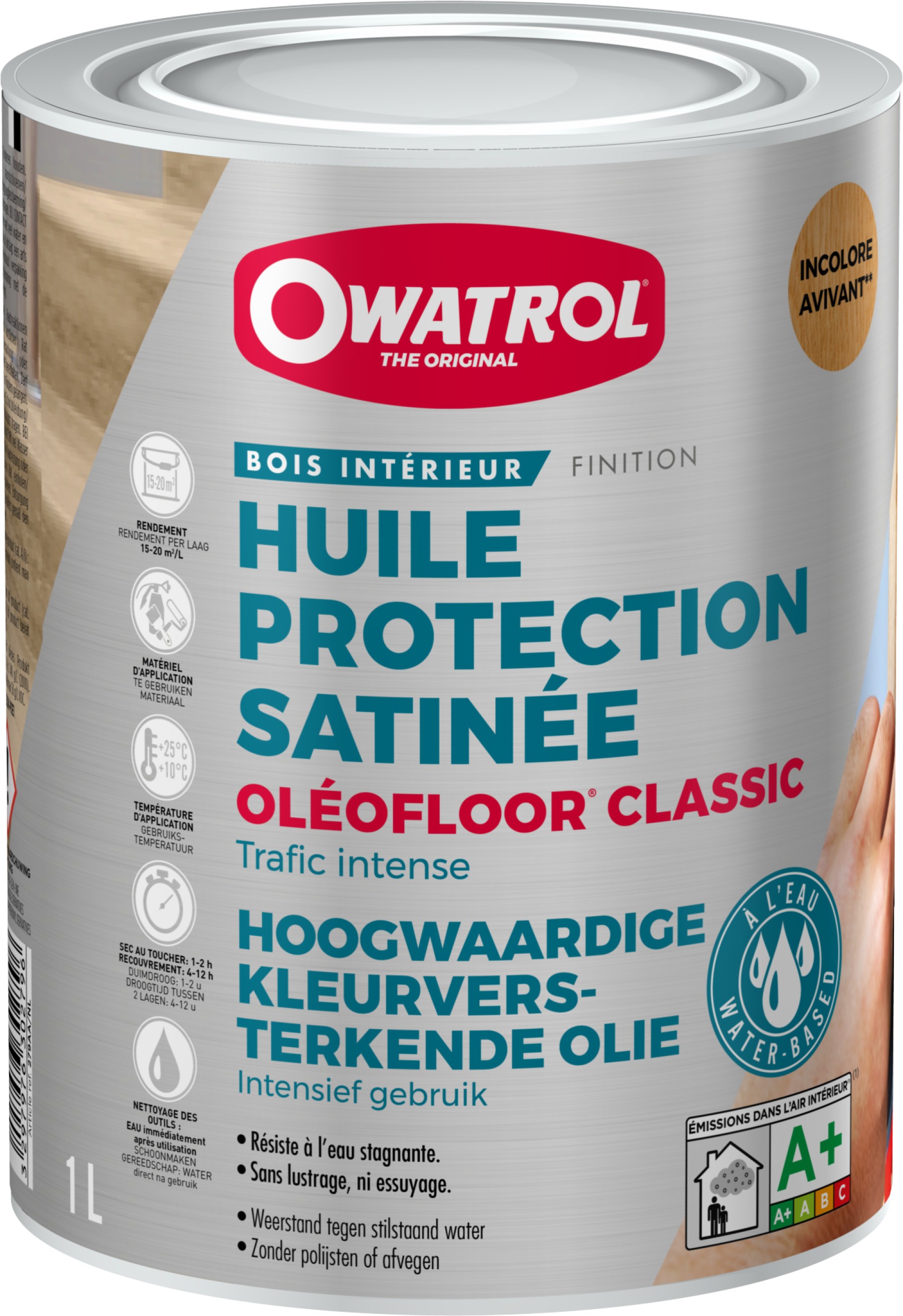 Photo Huile tres longue duree Oleofloor® Classic Owatrol