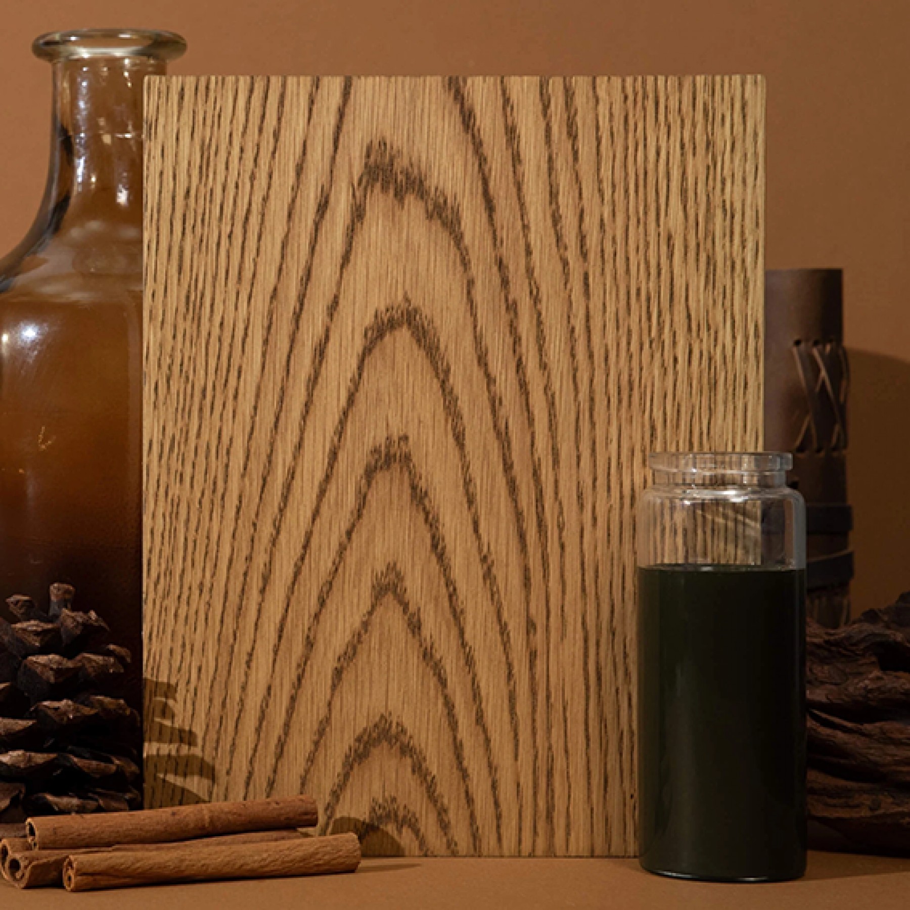 Photo Huile protection bois intérieur Oil plus 2c Chêne Foncé / Dark Oak