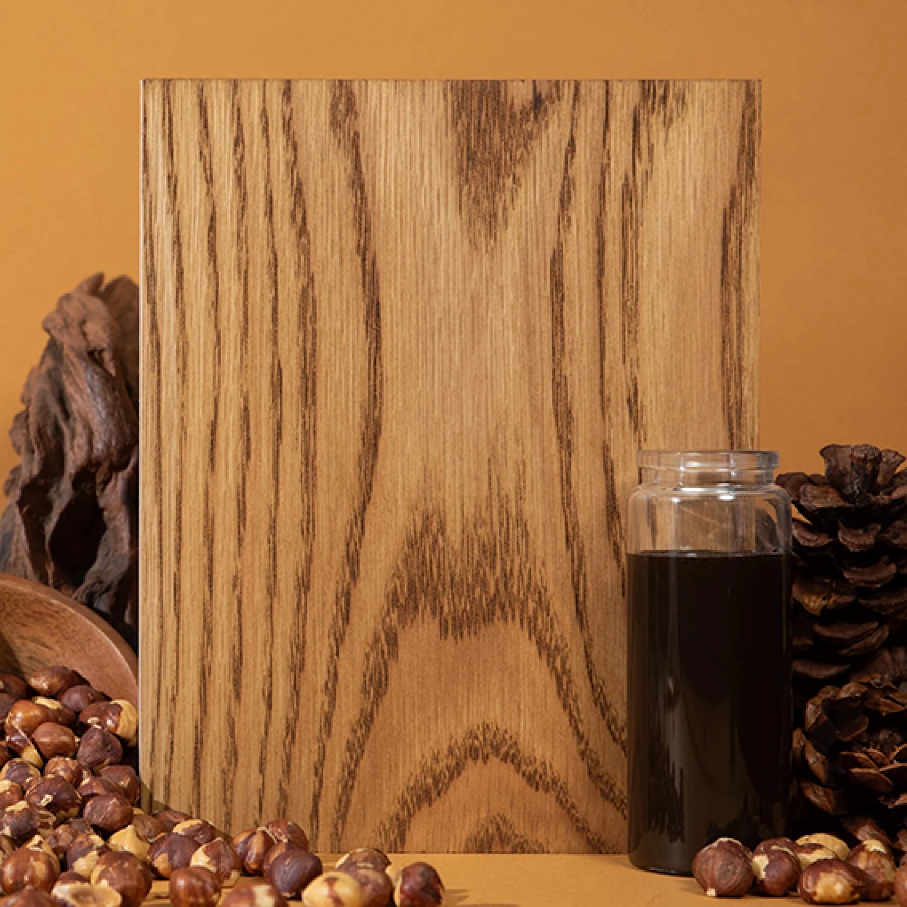 Photo Huile protection bois intérieur Oil plus 2c Hazelnut