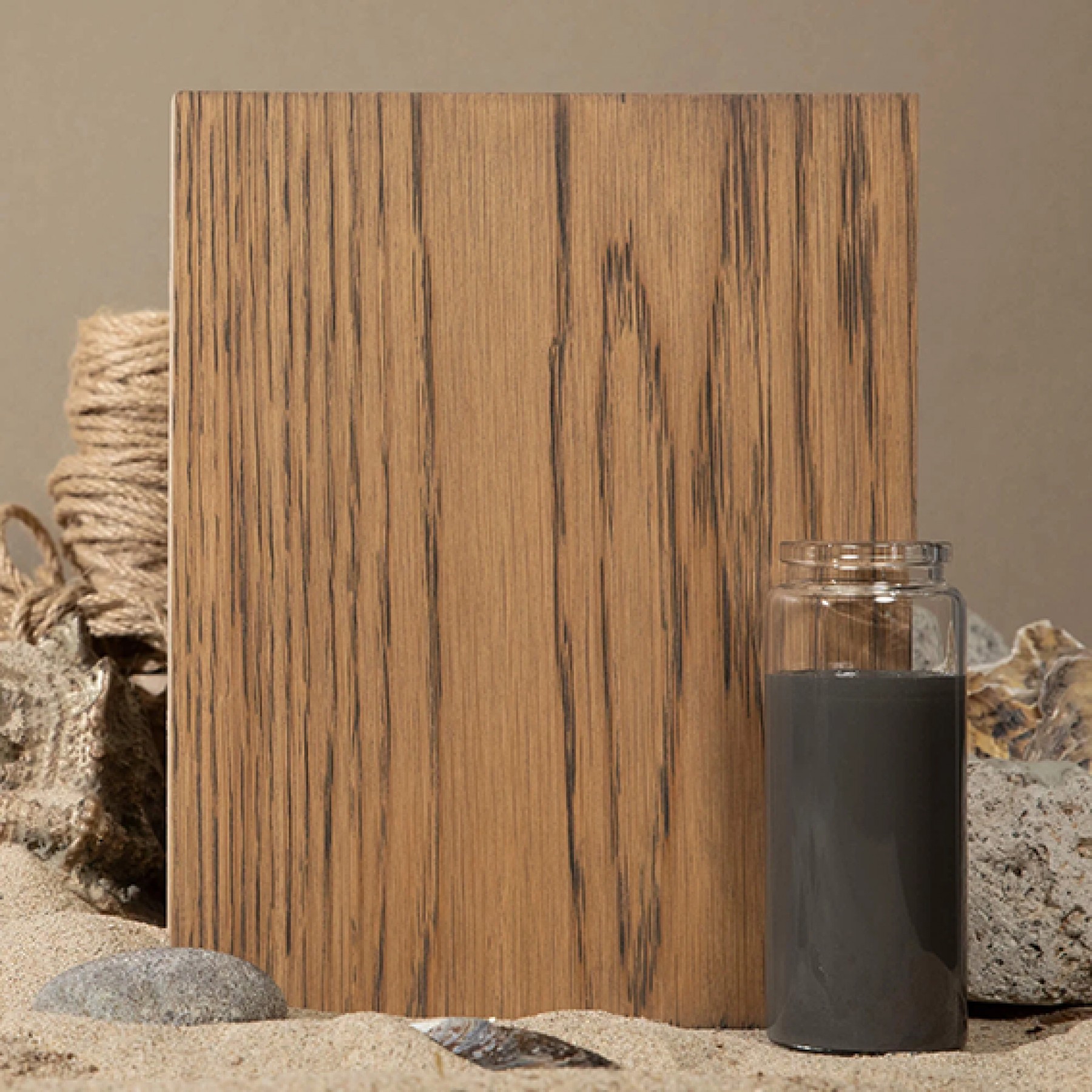 Photo Huile protection bois intérieur Oil plus 2c  Shell Grey