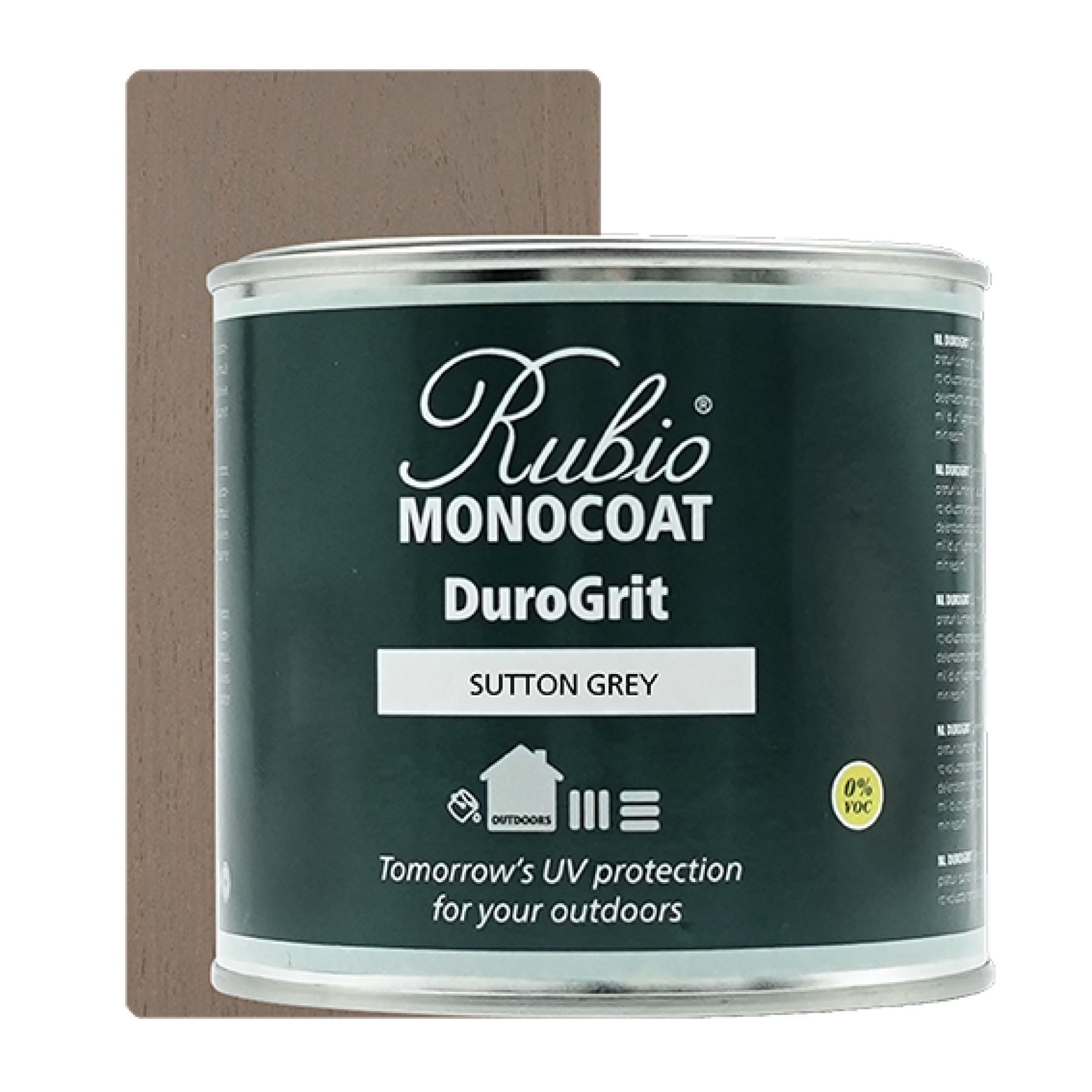 Photo Huile protection UV extérieur Durogrit Sutton Grey