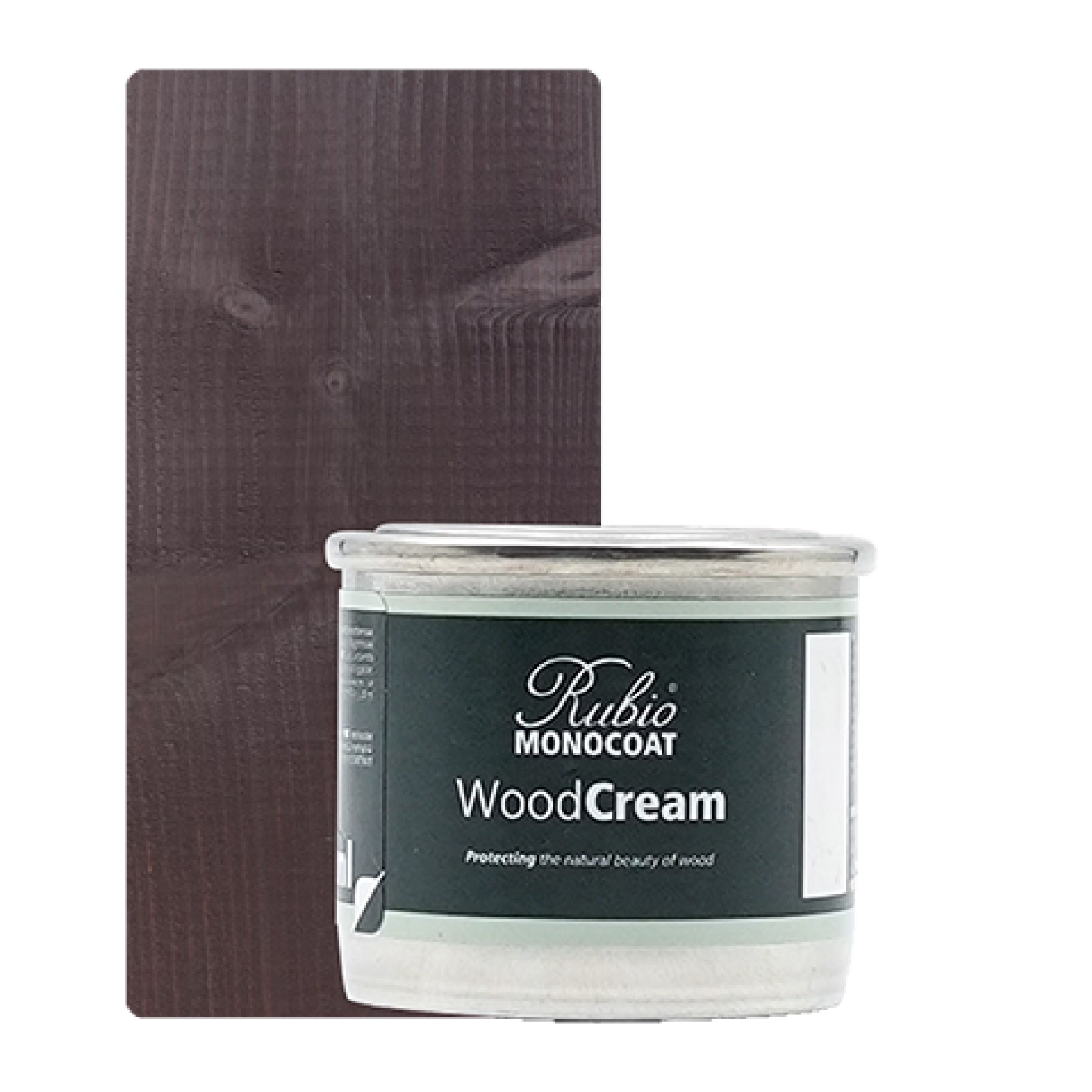 Photo Crème de cire extérieur Woodcream Burned Chocolate